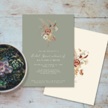 Blommigt Wildblomsage Watercolor Möhippa