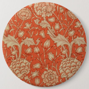 Blommigt William Morris Mönster Buttons Knapp
