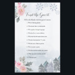 Blommigt Winter Snöflingor Hitta gästspelet<br><div class="desc">Blommigt Winter Snöflingor Hitta gästspelet</div>