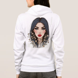 Blommigt Woman Porträtt Art - Vistare för naturen T Shirt