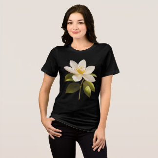 "Blommigt Women's T-Shirt - Elegant Hand-Drawn Flo