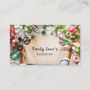 Blommigt Wrapping, Floristry Visitkort