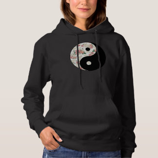 Blommigt Yin och Yang Tee