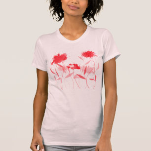 Blommigtabstrakt T-shirt