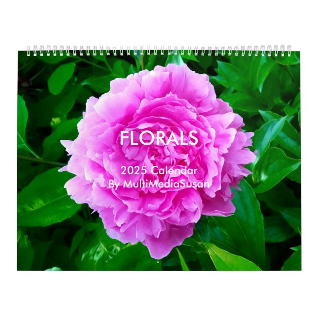 Blommigtar efter MultiMediaSusan 2025 Calendar Kalender (Omslag)