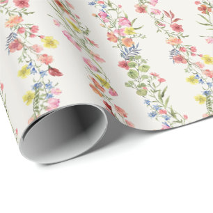 blommigtar för elegant presentpapper
