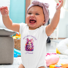 Blommigtar för färglöst pastellPåskhare och vatten T Shirt