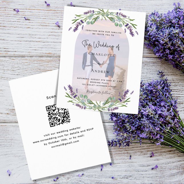 Blommigtar för Lavender Arch-foto QR OSA budget br (Skapare uppladdad)