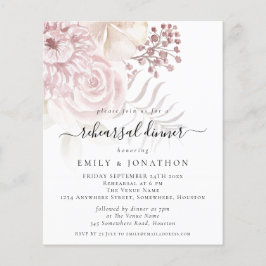 Blommigtar för Rosa av budget - inbjudan till repe