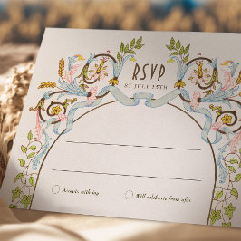 Blommigtar för royal av viktoriansk Bröllop OSA Inbjudningar
