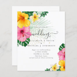 BLOMMIGTAR för tropisk paradise Beach Wedding i BU