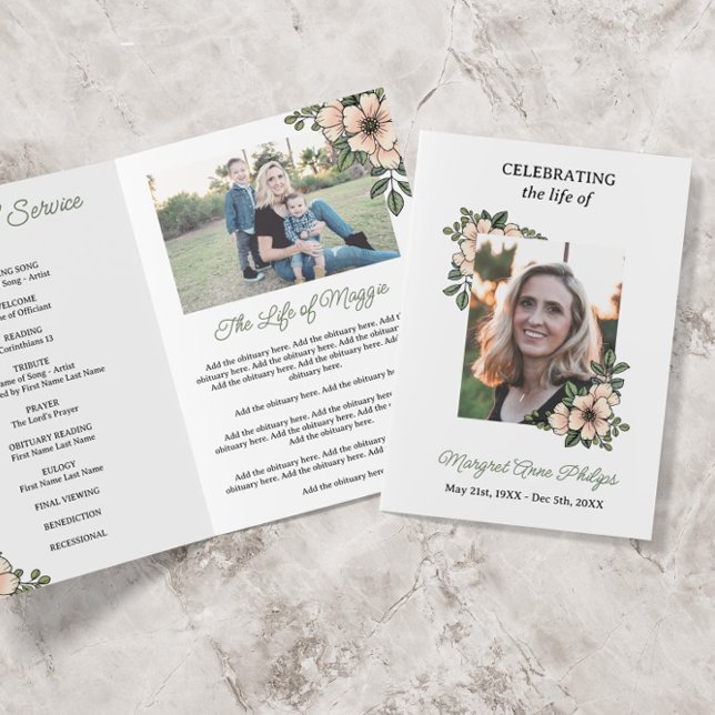  Blommigtar Foto som firar livet Program (Skapare uppladdad)