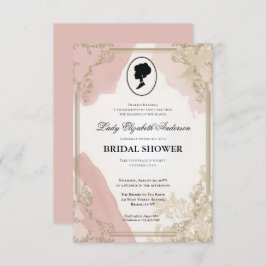 blommigtar i kristid Bridgerton Möhippa Invit Inbjudningar