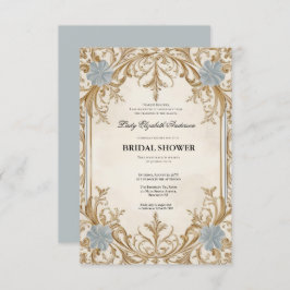 blommigtar i kristid Bridgerton Möhippa Invit Inbjudningar