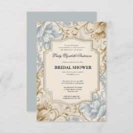 blommigtar i kristid Bridgerton Möhippa Invit Inbjudningar