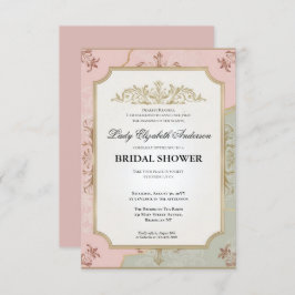 blommigtar i kristid Bridgerton Möhippa Invit Inbjudningar