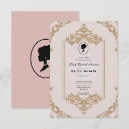 blommigtar i kristid Bridgerton Möhippa Invit Inbjudningar