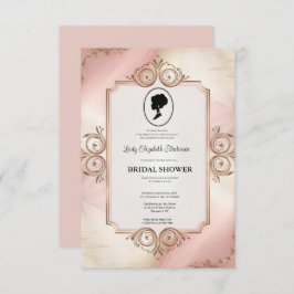 blommigtar i kristid Bridgerton Möhippa Invit Inbjudningar