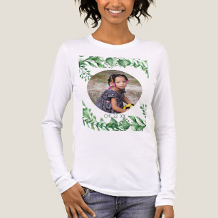 Blommigtar i personlig 1-Grönten Löv T Shirt