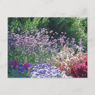 Blommigtar på det engelska Gardens vykort