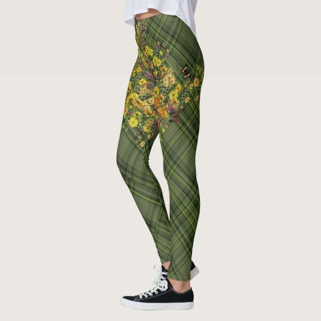 Blommigtar på Play Leggings (Vänster)