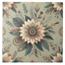 Blommigtar på sidan