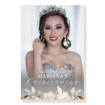Blommigtarna Quinceañera i Vinterregionen Guld
