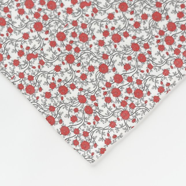 Blommigtarna vår fleecefilt (Hörn)