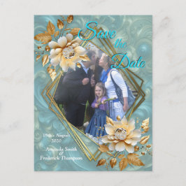 Blommigtarna vår och sommarblooming meddelande vykort