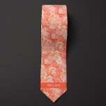 Blommigten abstrakt Peach Slips<br><div class="desc">Få en modern och snyggt att se med vår Abstrakt Peach Blommigt Neck Tie. Blommönstret abstrakt i persikor är både unikt och charmerande. Missa inte tillfället att utforska våra matchande sockar för en komplett ensemble.</div>