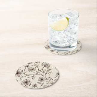 blommigten abstrakt underlägg