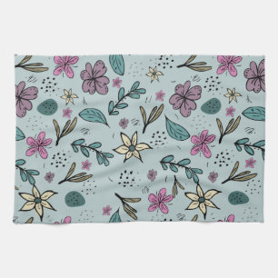 Blommigten Aesthetic Flowe, Girly Flower Art New D Kökshandduk