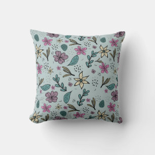 Blommigten Aesthetic Flowe, Girly Flower Art New D Kudde