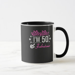 blommigten är 50 år gammal och fantastisk. mugg