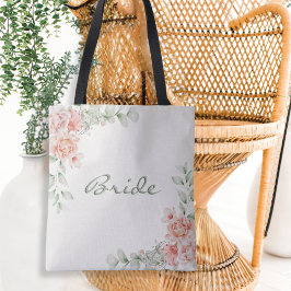 Blommigten Arrangemang Bride Tygkasse