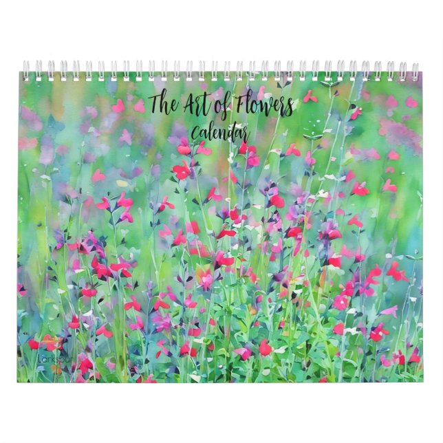 Blommigten Art Flowers Kalender (Omslag)