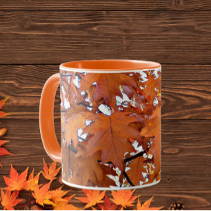 Blommigten Autumn Oak Löv Mugg