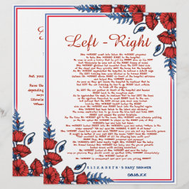 Blommigten Baby Shower Lämnat - Höger