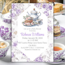 Blommigten Baby Shower Tea Party Lavender Garden 