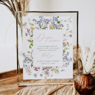 Blommigten Bebisdusch för jokrosblommor - dagbok f Poster