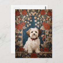 Blommigten BeSnyval Havanese Hund William Morris