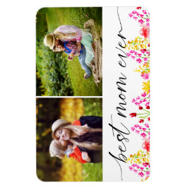 Blommigten Best Mamma ant Mors dag Photo Collage Magnet