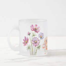 Blommigten Bible Verse Mugg, frostigt Frostad Glasmugg