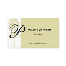 Blommigten Big Initialer Sage Wildblomma Monogramm