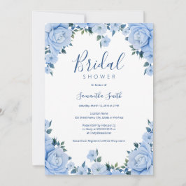 Blommigten Blå Ro, möhippa Inbjudningar