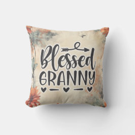 Blommigten Blsed Granny Garden Kudde