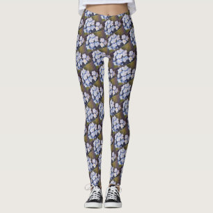 Blommigten BLUE GLÖMMA MIG NOTS Leggings