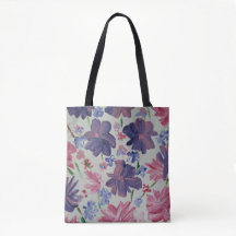 Blommigten Blue Måne Ro Tote Bag