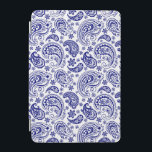 Blommigten Blue & White Vintage Paisley Mönster iPad Mini Skydd<br><div class="desc">Blommigten Pisley mönster i marin blå och vit vintage.</div>