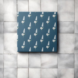 Blommigten Bohemian Botanical Mönster Kakelplatta